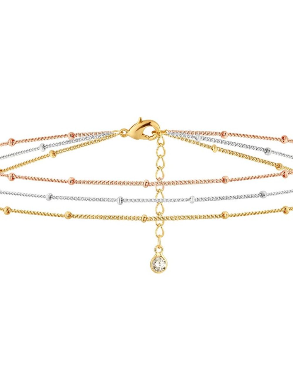 Elegant 14K Gold Plated Dainty Chain Bracelet - Handmade & Adjustable Design